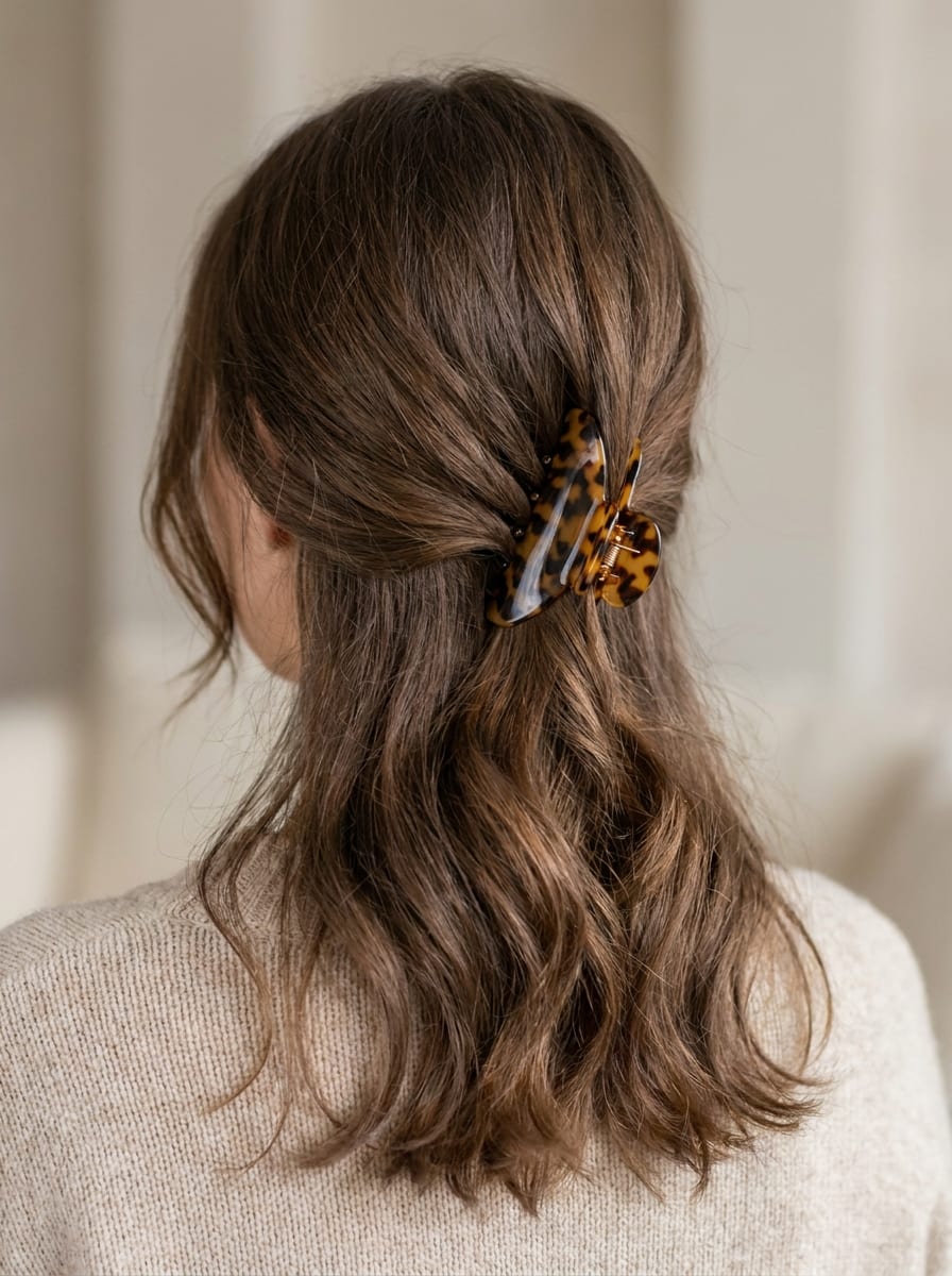 Low Twist mit Claw Clip - Claw Clip Frisur